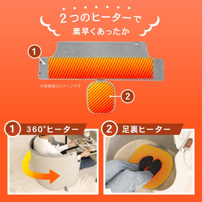 ttara 【即納】2026年 最新モデル ワイドタイプ 足裏ヒーター付き