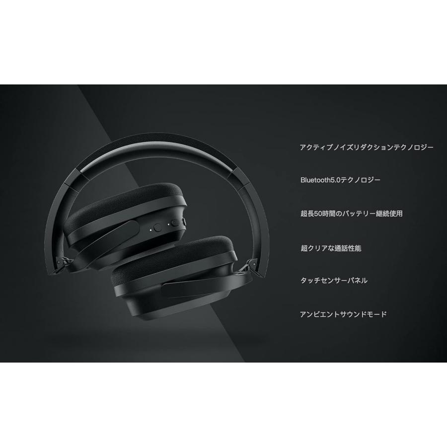 【新品】「NaKamichi」LIVE OW300NC アクティブノイズキャンセリング Bluetooth ヘッドセット ヘッドホン｜risefamily｜04