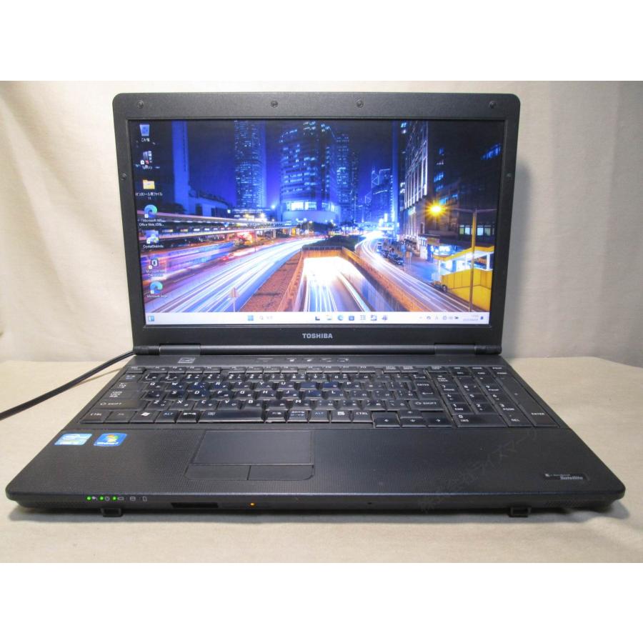 美品です。東芝 DynaBook Satellite B552/F windows10 64ビット搭載