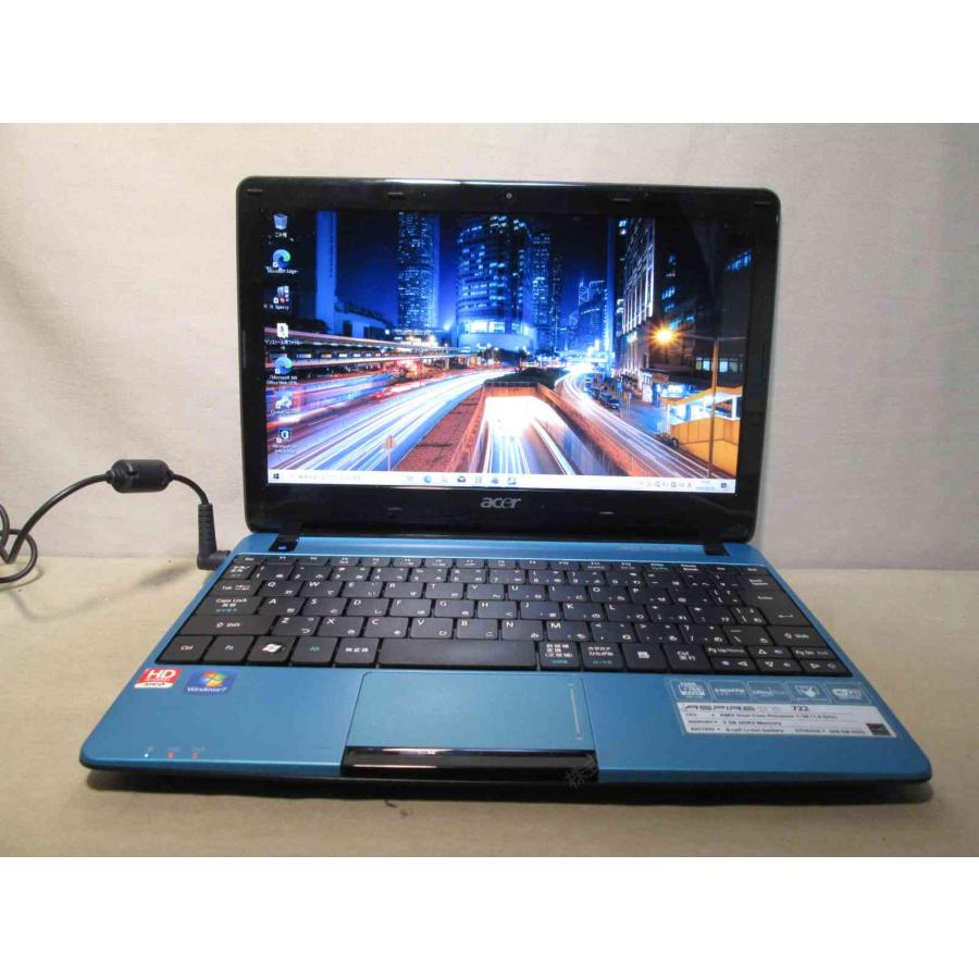 Windowsノート本体 acer Aspire one 722-N52c acer（エイサー） Acer Aspire One 722-N52C/B【AMD C-50 1.0GHz