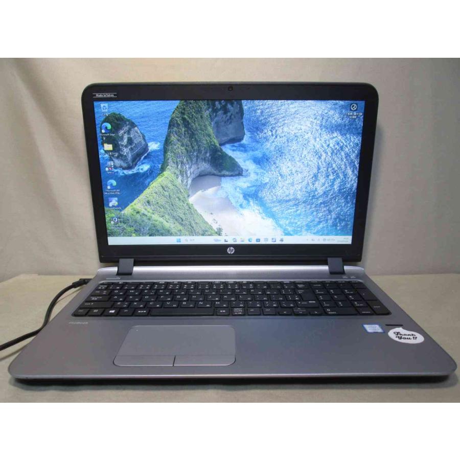 日本HP HP ProBook 450 G3【Core i3 6100U】 【Windows11 Pro】MS 365 