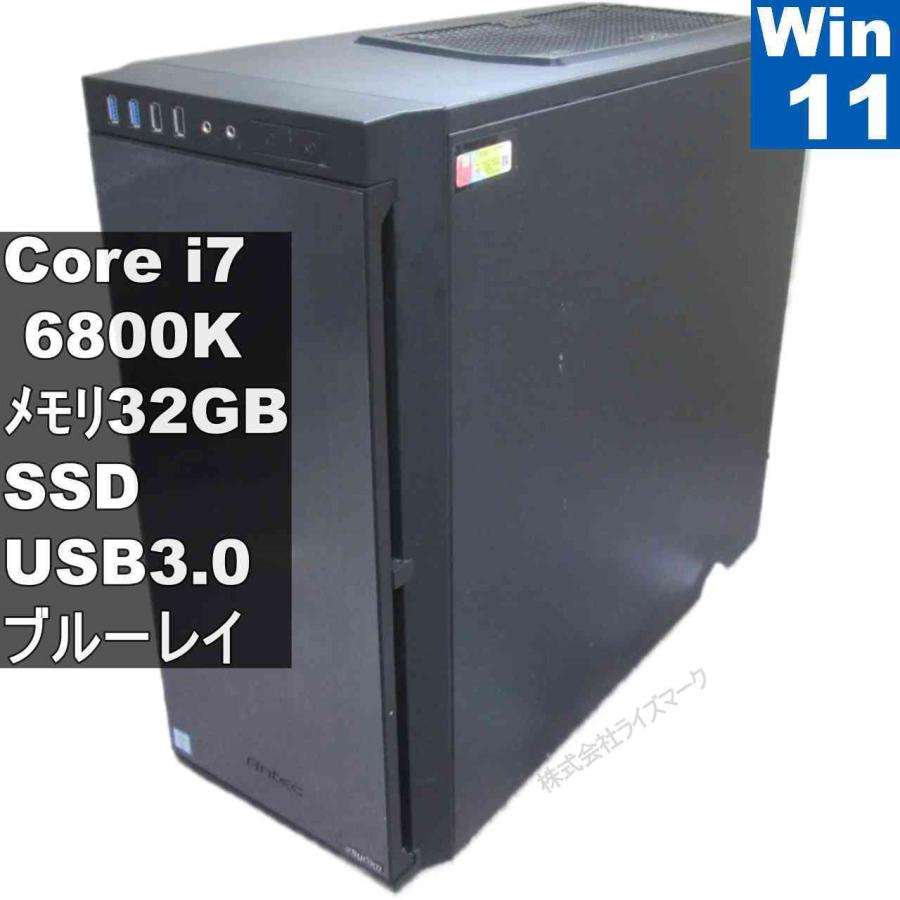 自作機 X99 Extreme4【SSD搭載】 Core i7 6800K 32GBメモリ 【Windows11 Home】ブルーレイ ...