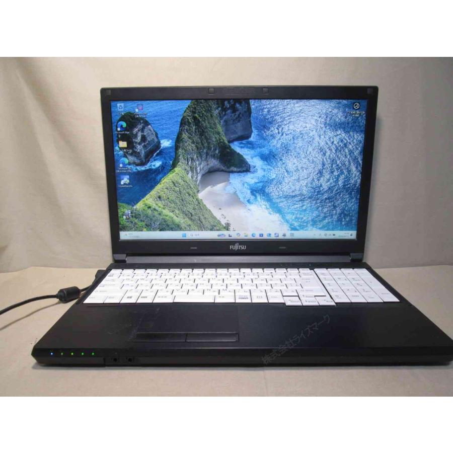爆速。美品。Windows11Pro Office 2021 第七世代 LIFEBOOK A577/RX　Core i5-7300U メモリ 8GB 新品256GB DVDマルチドライブ 富士通 ノートパソコン LifeBook A577 15.6型 Core i5-7200U