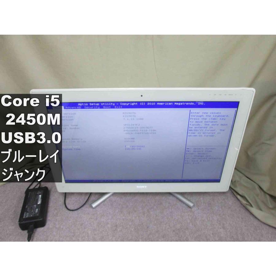 Windowsデスクトップ SONY VAIO VPCL247FJ SONY（ソニー） SONY VAIO VPCL247FJ【大容量HDD搭載】 Core i5 2450M