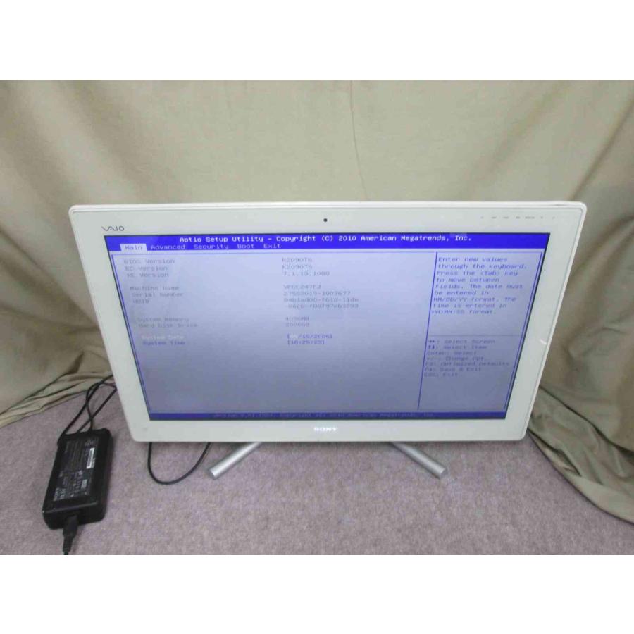 デスクトップ一体型パソコン　SONY VAIO VPCL247FJ SONY（ソニー） SONY VAIO VPCL247FJ【大容量HDD搭載】 Core i5 2450M