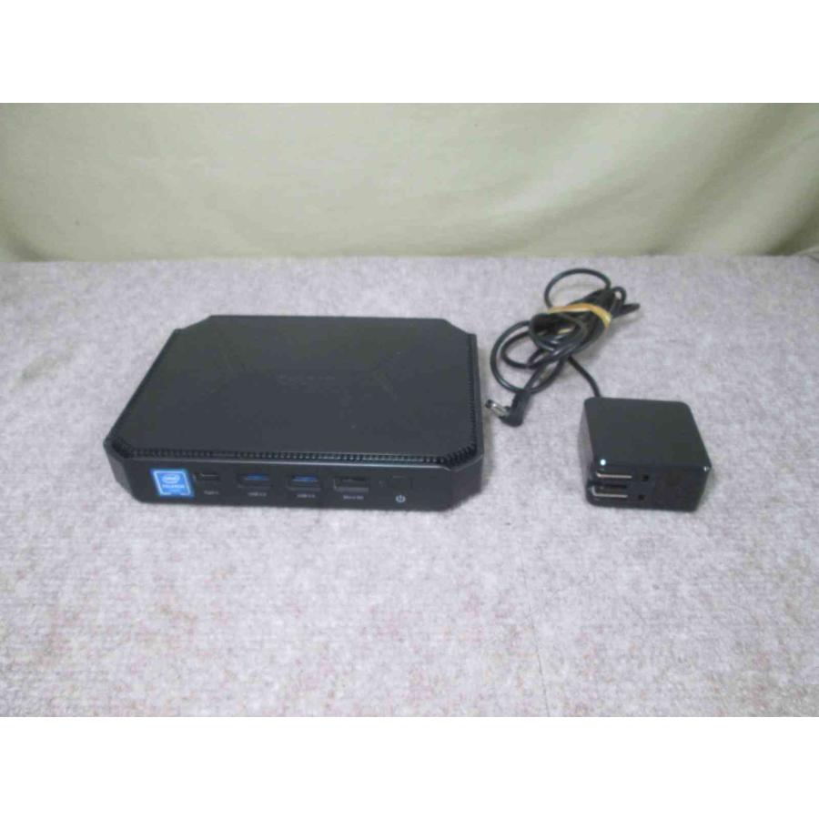 ミニPC（CHUWI HeroBox） ブラック ACアダプター付き/ジャンク品