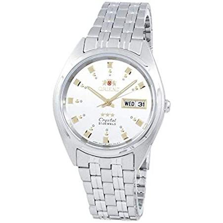 好評 ステンレススチール 3スター メンズ FAB00009W Orient シルバーダイヤル 並行輸入品 自動巻き腕時計 腕時計