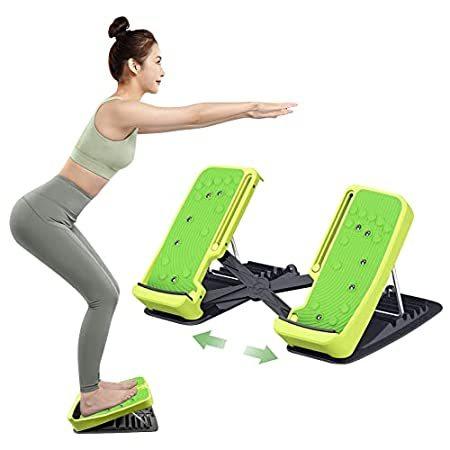 Calf Stretch Wedge Adjustable Incline Board Achilles Stretcher Non-Slip Stretching Board for Home Offi Adjustable Wooden Slant Board for Stretching Calves Slant Board Calf Stretcher Ankle Stretcher 