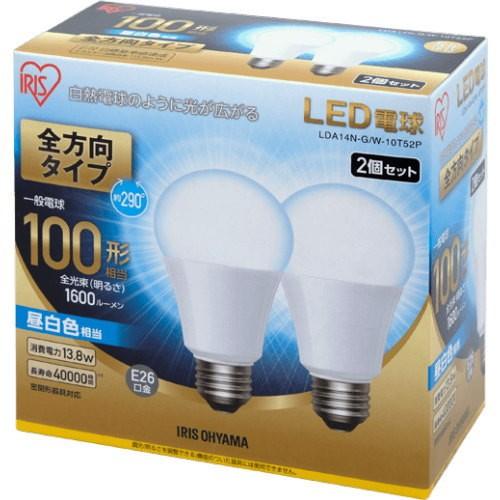 IRIS OHYAMA（アイリスオーヤマ） LDA14N-G/W-10T52P LED電球 一般電球