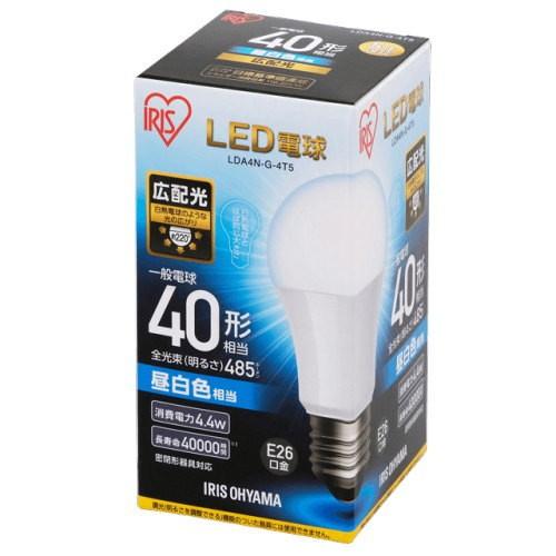 IRIS OHYAMA アイリスオーヤマ LDA4N-G-4T5 LED電球 一般電球形 40W