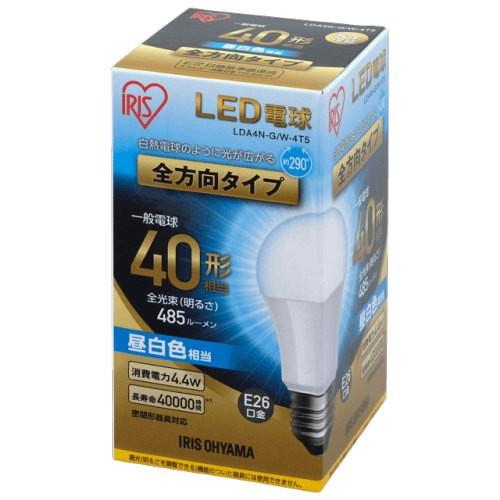 IRIS OHYAMA（アイリスオーヤマ） LDA4N-G/W-4T5 LED電球 一般電球形