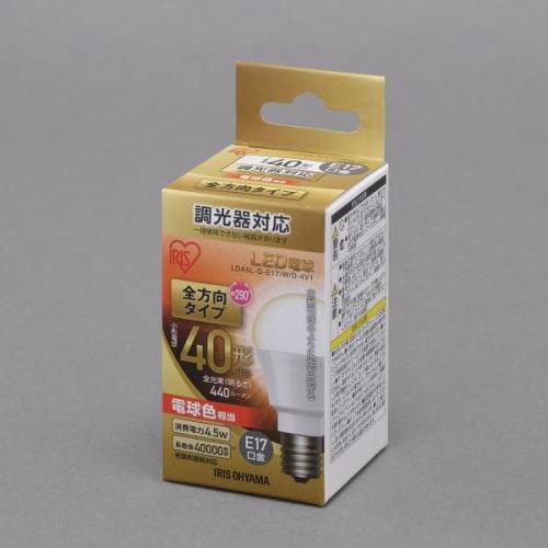 エコハイルクス アイリスオーヤマ LDA5L-G-E17/W/D-4V1 LED電球 小形