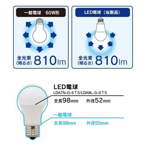 IRIS OHYAMA アイリスオーヤマ LDA7N-G-6T5 LED電球 一般電球形 IRIS OHYAMA アイリスオーヤマ LDA7N-G-6T5 LED電球 一般電球形