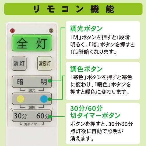 OHM（オーム電機） OHM LEDシーリング用汎用リモコン OCR-LEDR4 国内6