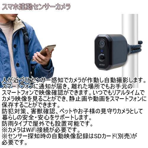 ライテックス 充電式どこでもセンサーWi-Fiカメラ C-RC7200 充電 ライテックス 充電式どこでもセンサーWi-Fiカメラ C-RC7200 充電