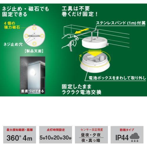 RITEX ライテックス LED-165 センサーライト 屋外用シーリング