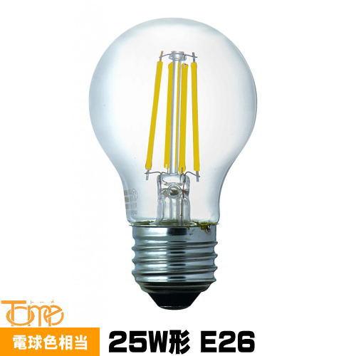 東京メタル 東京メタル工業 LG502LC25E26TM LED電球 一般球型 クリア