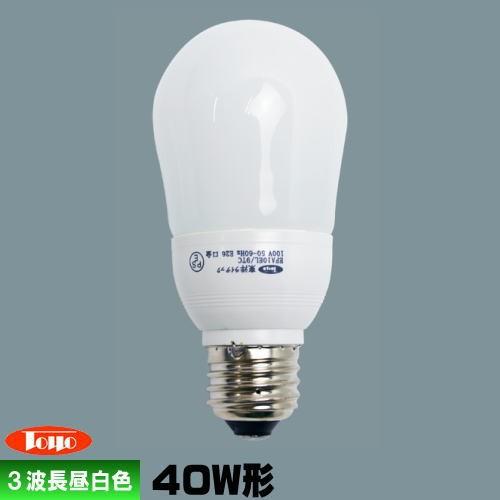 東洋ライテック EFA10EN/9TC 電球形蛍光灯 40W形 3波長形 昼白色 口金E26[10個入][セット商品]