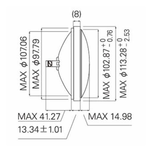 ウシオ電機 ウシオ JP100V300WC/N/S3/S シールドビーム ハロゲンランプ