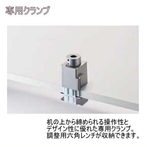 山田照明 スタンドライト Z-10R SL クランプ シルバー 昼白色 調光