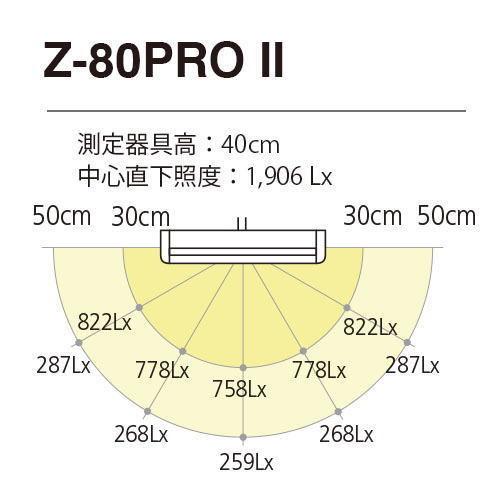 山田照明 スタンドライト Z-80PROII 白 W クランプ ホワイト 昼白色 高