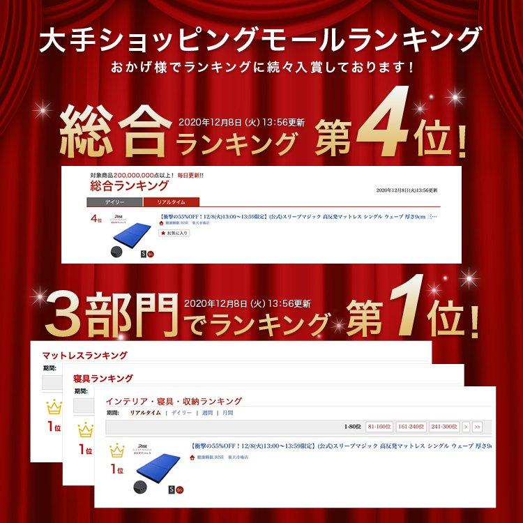 50%OFF】【27500円引き】マットレス シングル 8cm 高反発マットレス ベッドマットレス スリープマジック 三つ折り 折りたたみ 硬め 腰痛 体圧分散 寝具 :EJ802-0041:健康睡眠ライズ - 通販 - Yahoo!ショッピング 50%OFF】【27500円引き】マットレス シングル 8cm 高反発マットレス ベッドマットレス スリープマジック 三つ折り 折りたたみ 硬め 腰痛 体圧分散 寝具 :EJ802-0041:健康睡眠ライズ - 通販 - Yahoo!ショッピング