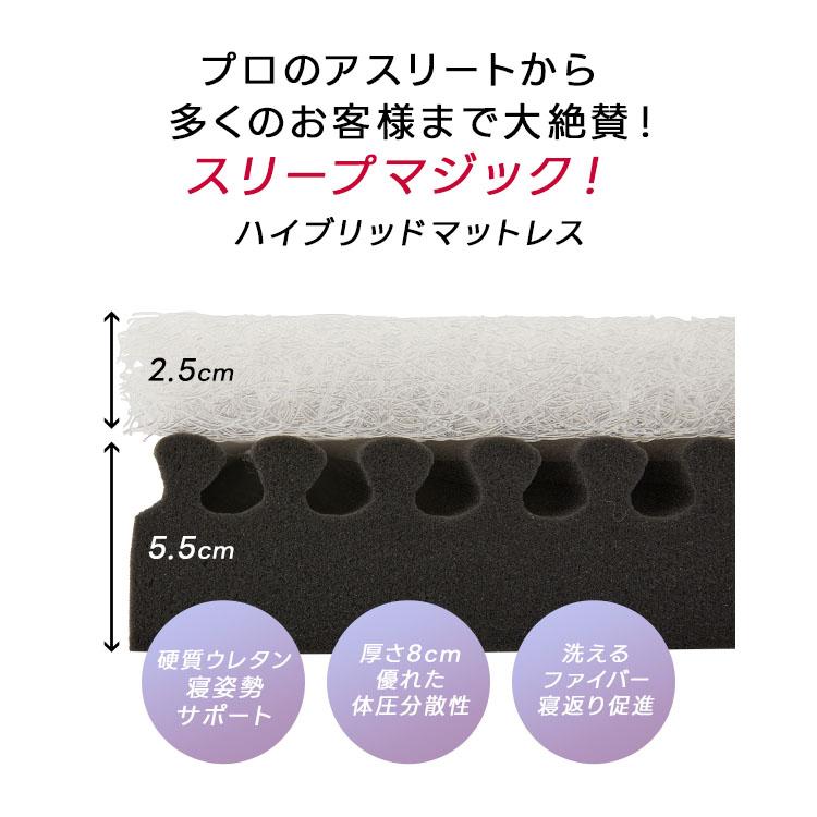 ライズ東京 〈冷感敷パッドプレゼント〉 ハイブリッド マットレス 8.0