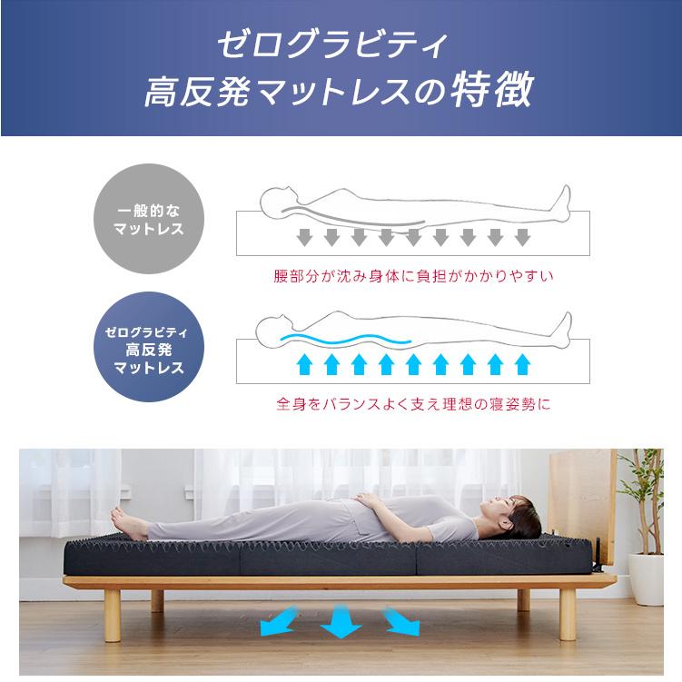 ライズ東京 ゼログラビティ ベッドマットレス兼用極厚敷布団