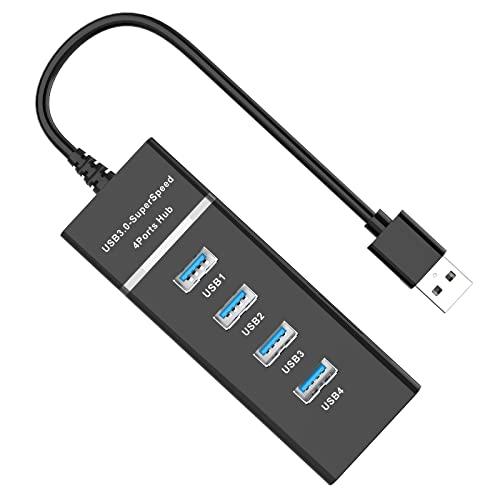 USBハブUSBエクステンダーUSBスプリッターラップトップ用USBハブマルチUSBポートコンピューターアクセサリー B09M31QFGD