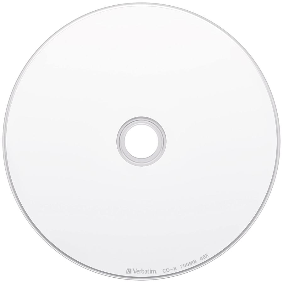 バーベイタムジャパン(Verbatim Japan) 1回記録用 CD-R 700MB ホワイトプリンタブル 48倍速 SR80SP20V1｜rishop｜02