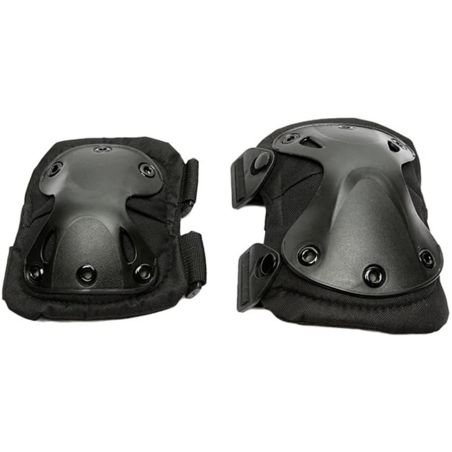 肘 膝ガード プロテクター ニーパッド エルボーバッド 4点セット