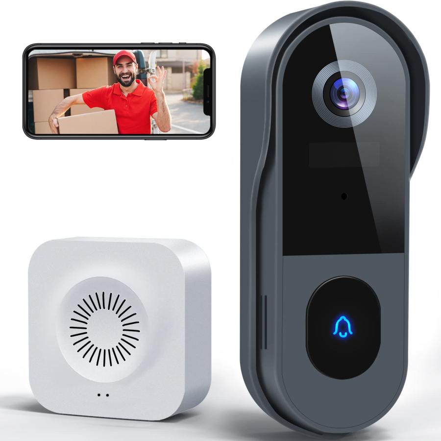2K ビデオ ドアベル、スマート ドアベル