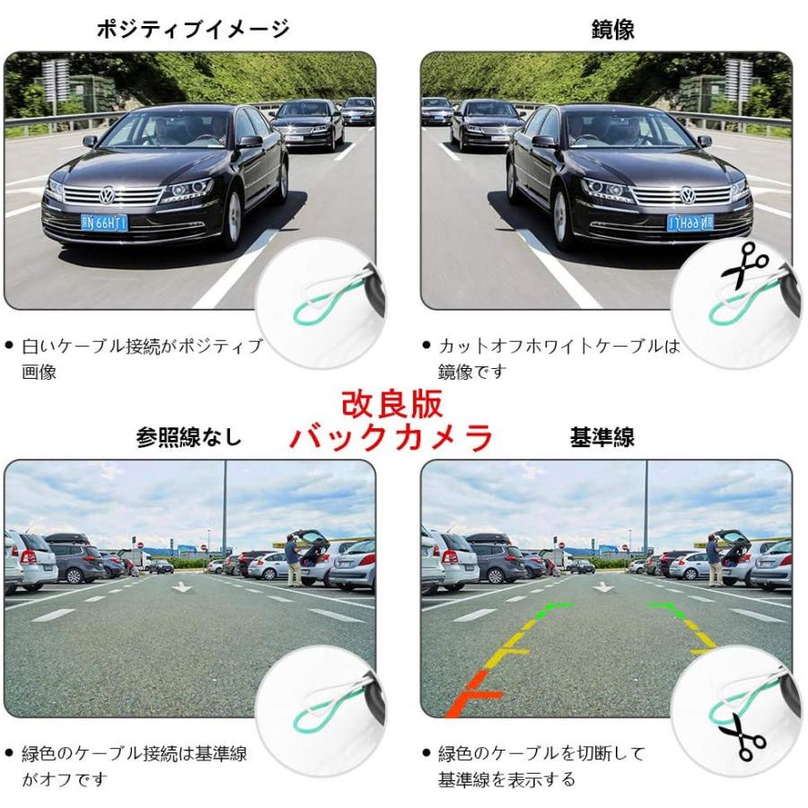 4.3インチLCDモニター バックカメラセット ケーブル一本配線