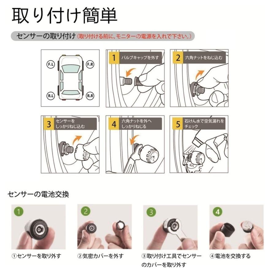 Tpms タイヤ空気圧モニター タイヤ空気圧センサー 四輪即時監視 ソーラー式 Usb給電 省エネルギー ワイヤレス センサー 取り付け簡単 振動感知 Tmps リシン株式会社 ヤフー店 通販 Yahoo ショッピング