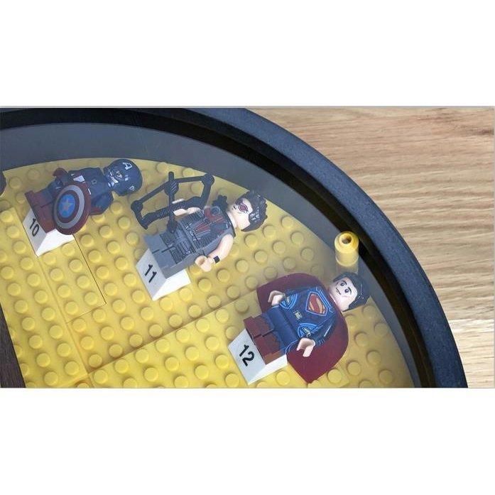 LEGOレゴ互換品 時計 アベンジャーズ マーベル キャプテンアメリカ ブロック 知育玩具 趣味 教材 組み立て 置物を置く 大人 子供 男の子 誕生日 新年 プレゼント｜risin777｜06