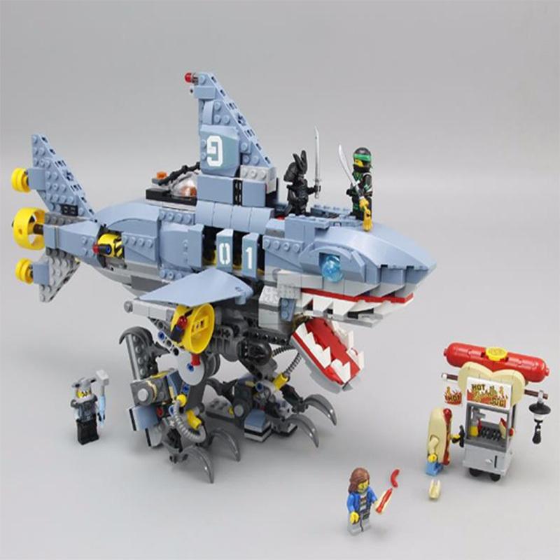 LEGOレゴ互換品 ブロック ニンジャゴー ガーマドンのシャークメカ  