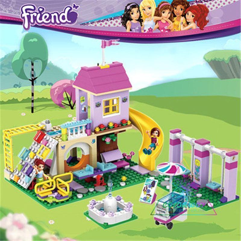 Lego レゴ互換品 ブロック フレンズ ハートレイク 遊園地広場 滑り台 知育 手作り おもちゃ 子供 女の子 4歳5歳6歳7歳 クリスマス 誕生日 新年 プレゼント Etwj8723 千物store 通販 Yahoo ショッピング