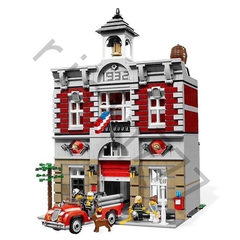 LEGOレゴ10197互換品 ファイヤーブリゲード しょうぼうしゃ ブロック 