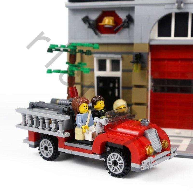 LEGOレゴ10197互換品 ファイヤーブリゲード しょうぼうしゃ ブロック 