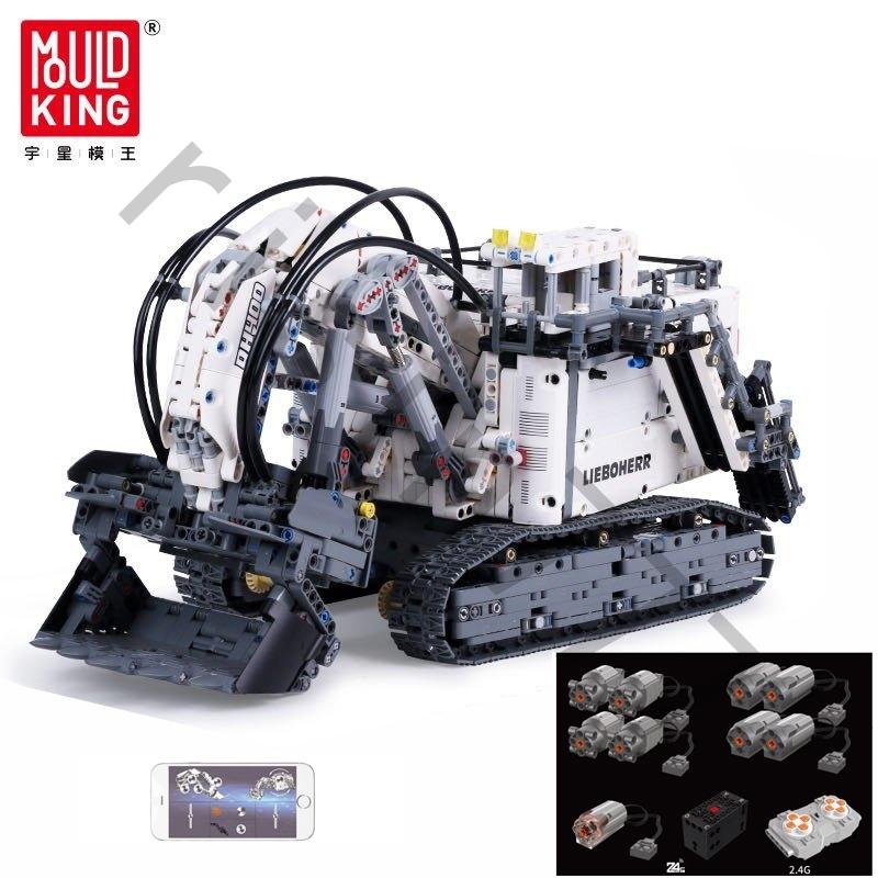 leg0レゴ42100互換品 ラジコン スマホ連動 ショベル 掘削機 リープヘル R9800 ドライブセット付き 働く車 ミニカー モデル 車おもちゃ 誕生日 新年 プレゼント
