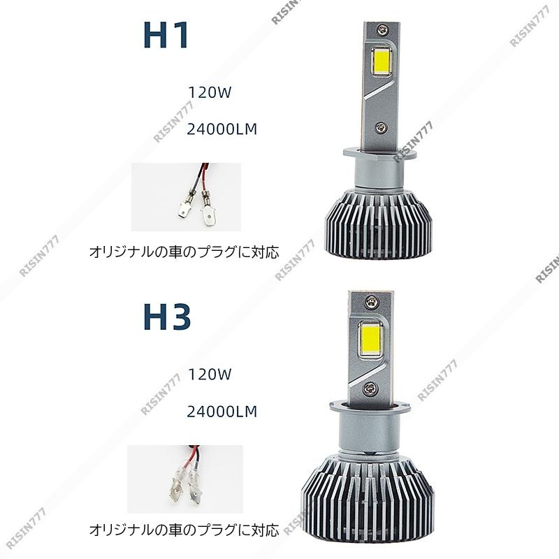 ヘッドライト LED 車用 フォグランプ バルブ 2個セット 交換用 取り替える DC12-80V トラック 自動車 6000k 高輝度 H1/H3/H4/H7/H11/H16/9006(HB4)/9012｜risin777｜09