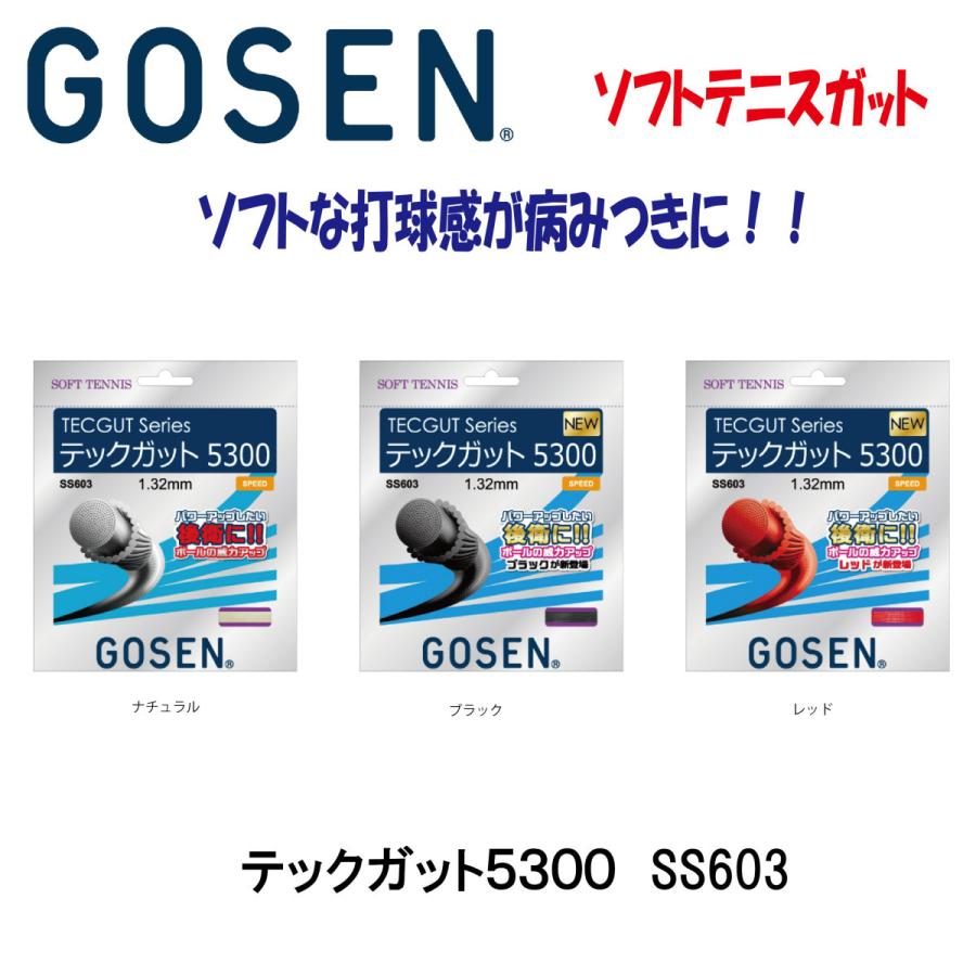 GOSEN（ゴーセン） テックガット5300 ソフトテニスガット