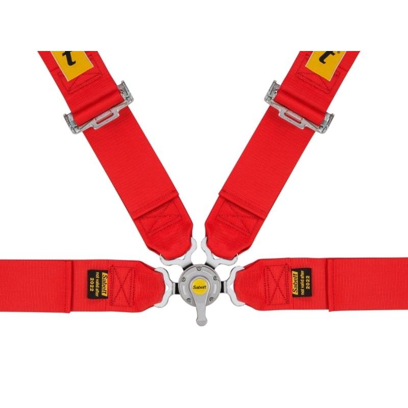 サベルト サルーンS 433U レッド 左 3インチ レーシングハーネス 4点式シートベルト Sabelt SALOON-S 433U | sabelt | 01