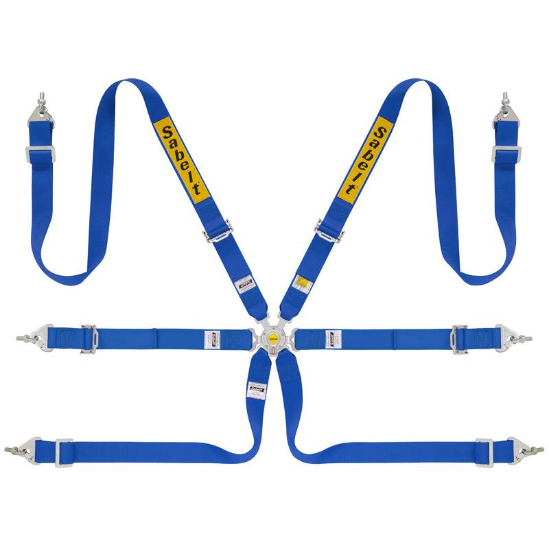 サルーンS 622 ブラック 2インチ レーシングハーネス 6点式シートベルト sabelt サベルト サルーンS 622 ブラック 2インチ レーシング