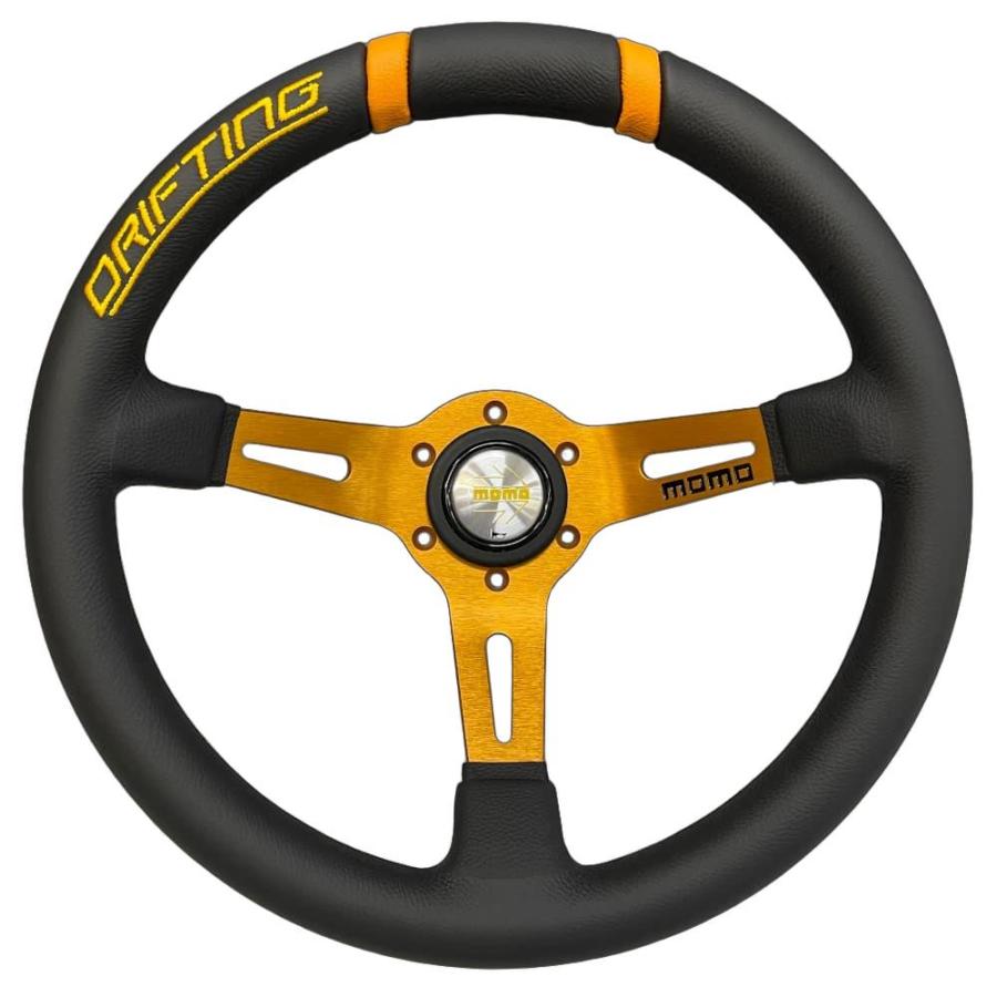 正規輸入品 モモ ステアリング ドリフティング 33パイ オレンジ MOMO