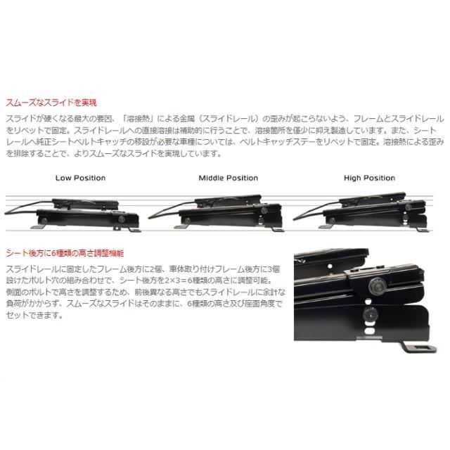 N SPORT スムーズスライド 底止めタイプシート用シートレール TOYOTA 