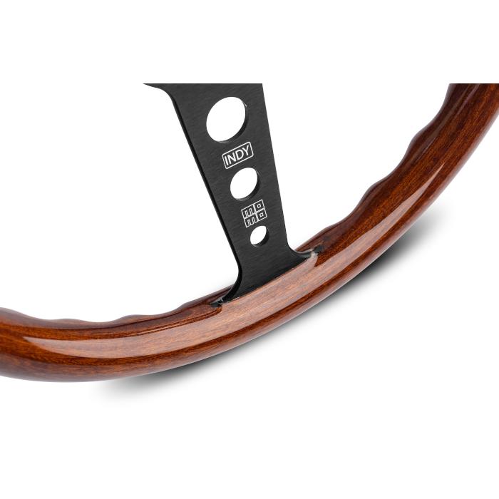 MOMO（モモ） ステアリング HERITAGE LINE INDY BLACK（ヘリテージ