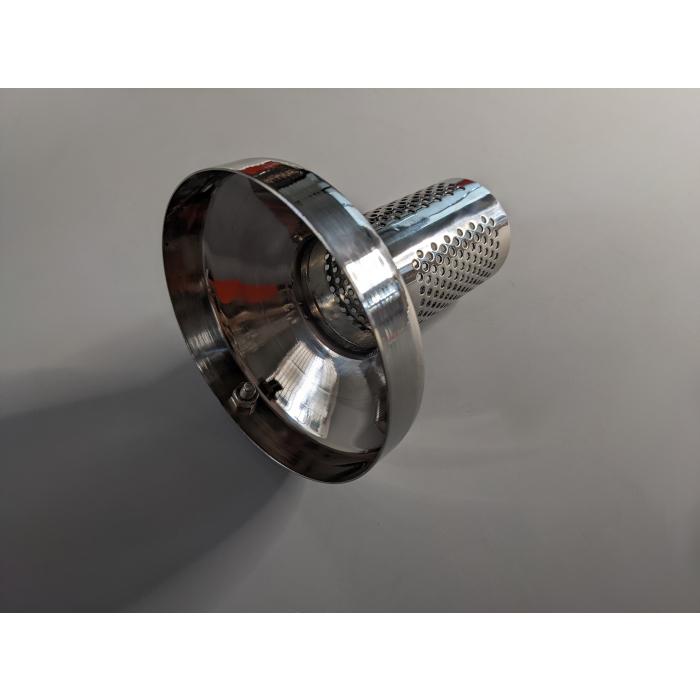 ステンレスパンチングインナーサイレンサー 外径 約112mm ターボ
