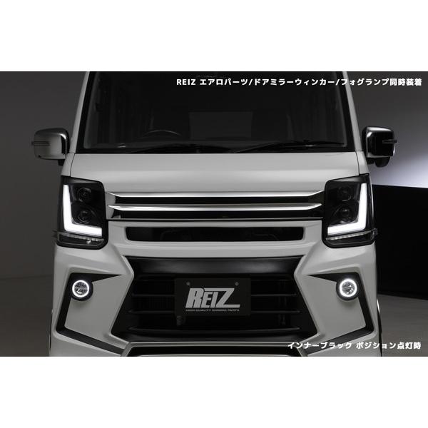 3D LEDライトバーヘッドライトユニット 流星バージョン］ DA17W・V エブリイワゴン・バン 3Dライトバー ヘッド