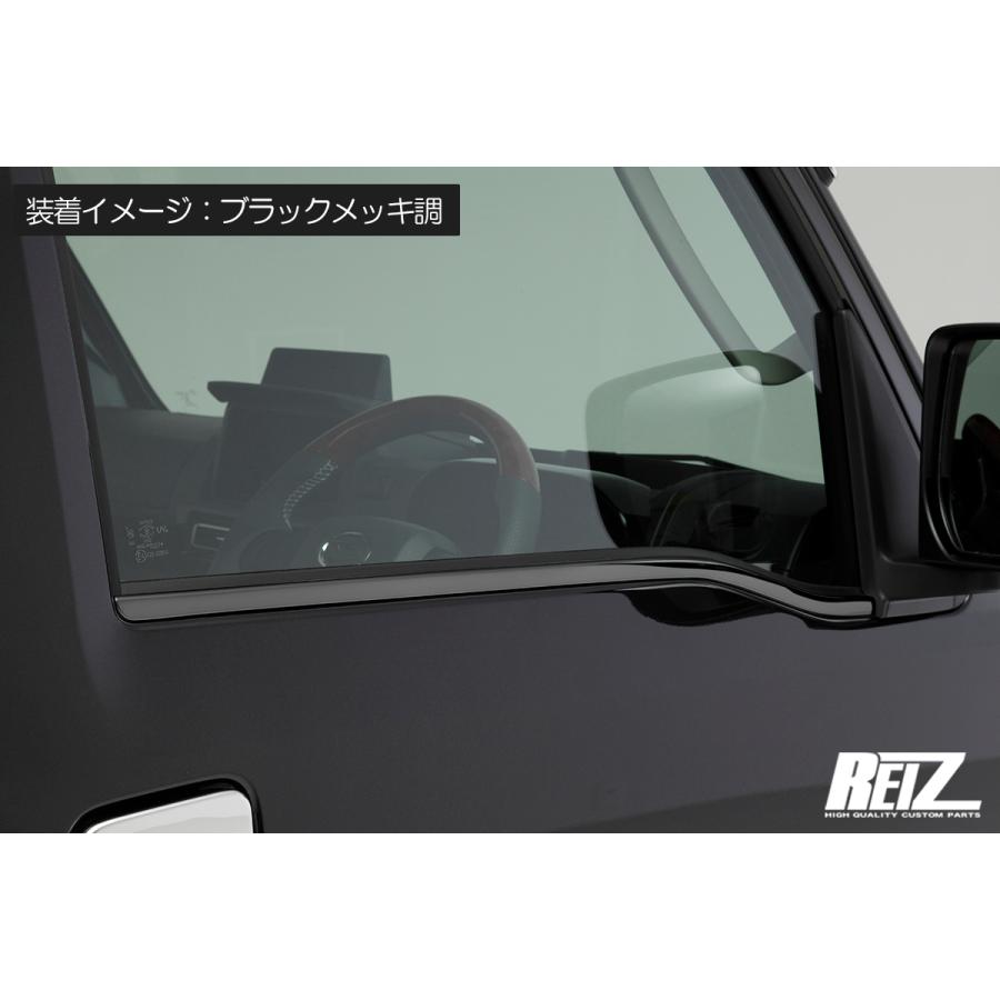 ハイゼットS500P！標準、ジャンボ用ブラックメッキウィンドウトリム！車のパーツ sn5789-1.jpg